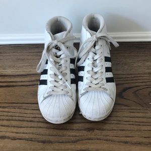 Adidas hightop sneakers